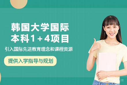 韩国大学国际本科1+4项目