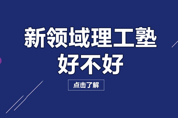 上海新領(lǐng)域理工塾好不好