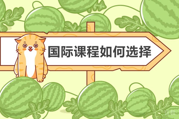 国际课程如何选择-国际学校课程怎么选