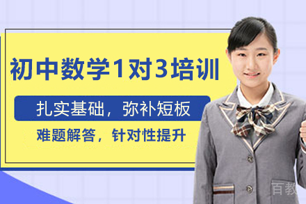 遵义初中数学1对3培训班