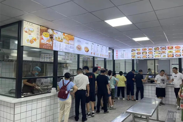 校园食堂环境
