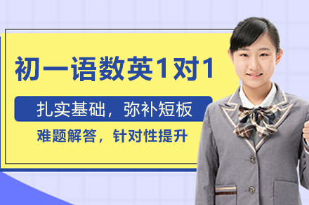 贵阳中小学辅导培训-贵阳初一语数英1对1辅导班