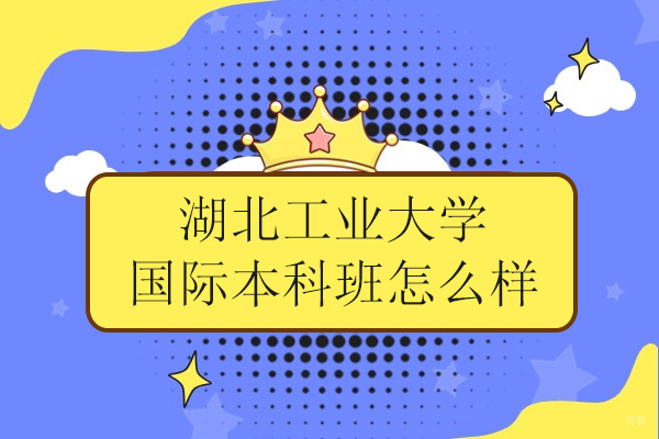 湖北工业大学国际本科班怎么样-武汉Oliver留学国际本科