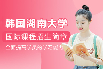 韩国湖南大学国际课程