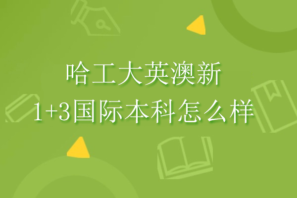 哈工大英澳新1+3国际本科怎么样