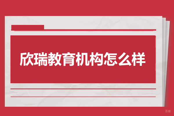 合肥欣瑞教育机构怎么样