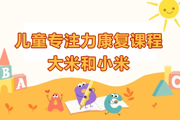 上海儿童专注力康复课程-大米和小米