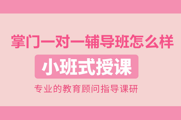 北京掌門一對一輔導班怎么樣