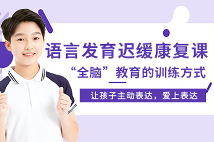 长沙儿童语言发育迟缓培训班