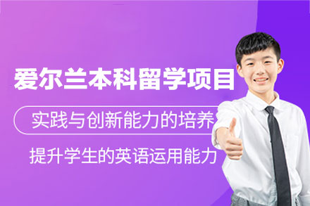 爱尔兰本科留学申请项目
