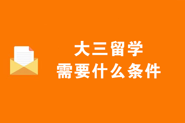 大三留学需要什么条件