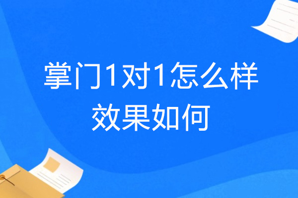 上海掌门1对1怎么样-效果如何