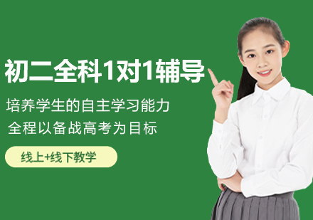 南京初二全科1对1个性化辅导课程