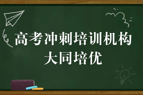 上海高考冲刺培训机构-大同培优