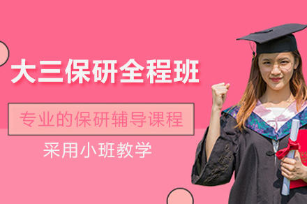 大三保研辅导全程班