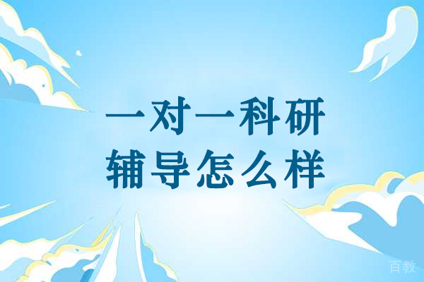 一对一科研辅导的核心优势揭秘