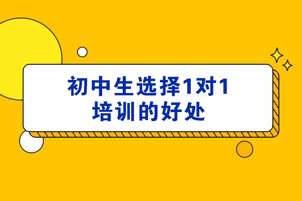 初中生1对1培训优势全解析：个性化辅导如何提升学习效能