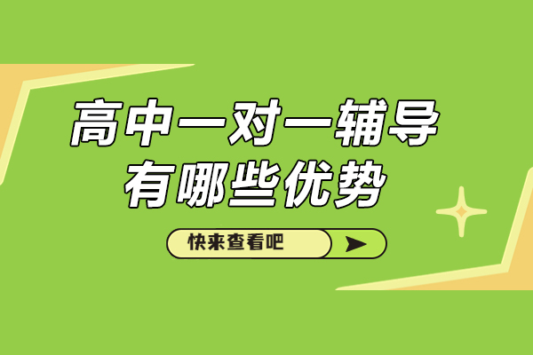 高中一对一辅导有哪些优势-高中一对一辅导有效果吗