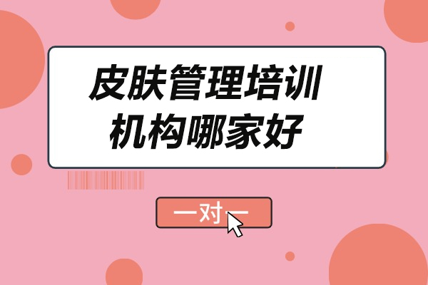 济南皮肤管理培训机构哪家好