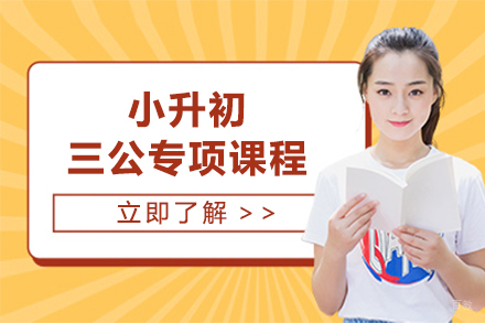 上海小升初三公专项课程