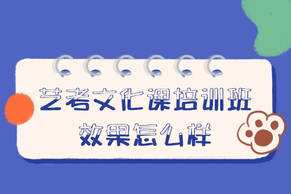 乌鲁木齐艺考文化课培训班效果怎么样