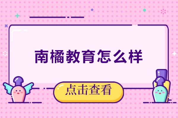 哈尔滨南橘教育怎么样