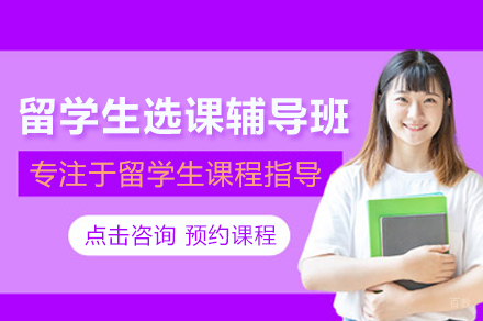 留学生选课辅导班