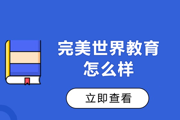 北京完美世界教育怎么样