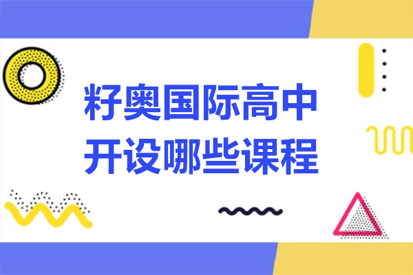 上海籽奥国际高中开设哪些课程