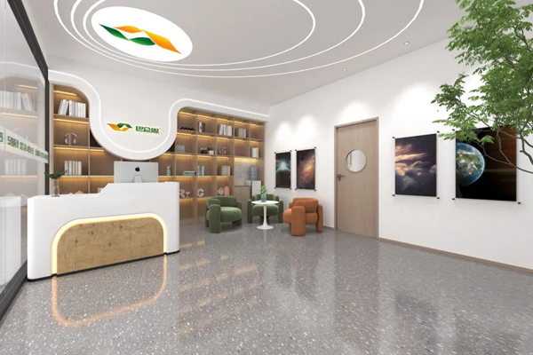 北京巴仑思教育校区前台大厅环境展示