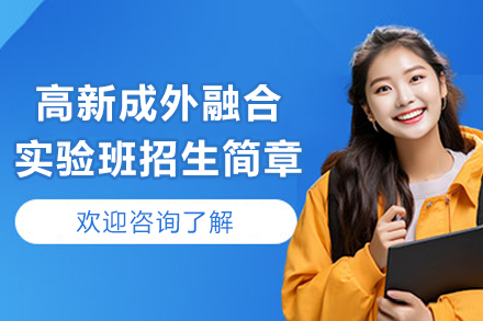 成都高新成外融合实验班招生简章