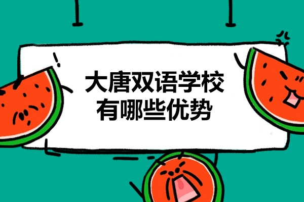 太原大唐双语学校有哪些优势