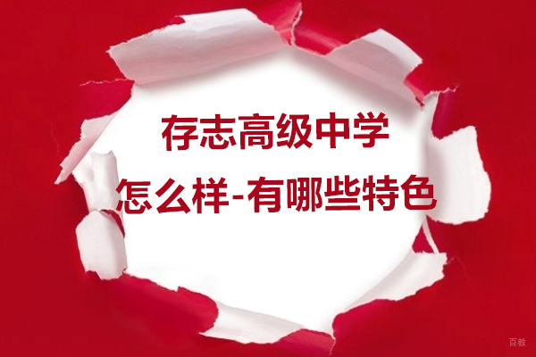 上海国际高中-上海市存志高级中学怎么样-有哪些特色