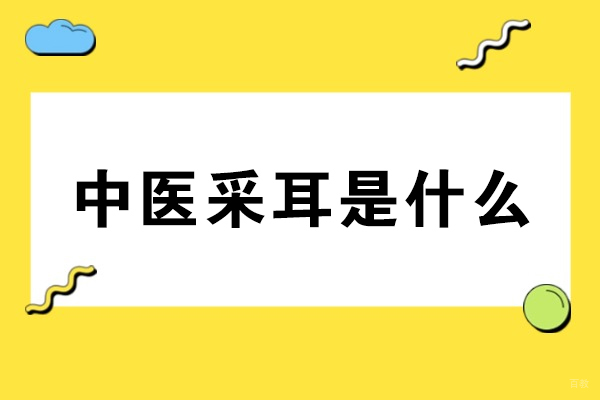 郑州中医采耳是什么