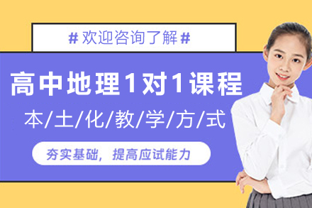 天津高中地理个性化1对1培训方案深度解析
