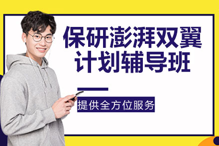 保研澎湃双翼计划:国内国外双通道升学指导专案