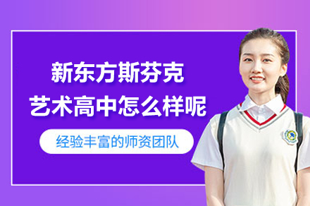 上海学历教育-上海新东方斯芬克艺术高中怎么样呢
