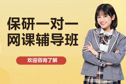 保研一对一培训网课辅导班