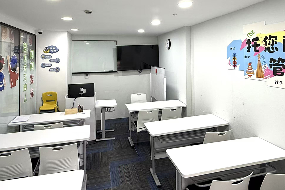 学生上课教室环境一角