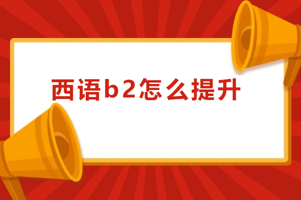 上海-西语b2怎么提升