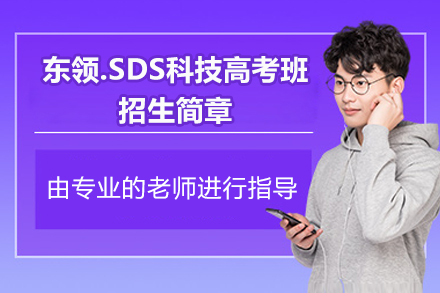 上海东领.SDS科技高考班招生简章