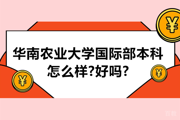 华南农业大学国际部本科国际教育剖析:核心优势与学习路径