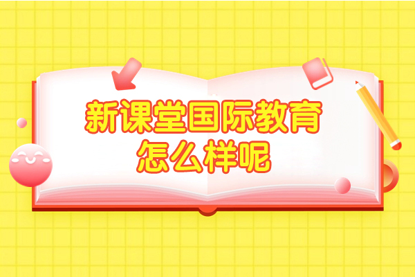 上海新课堂国际教育怎么样呢