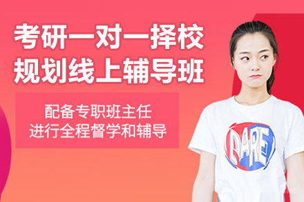 考研一对一择校规划线上辅导班