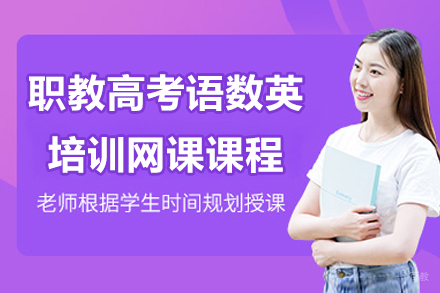 南京职教高考语数英培训网课课程