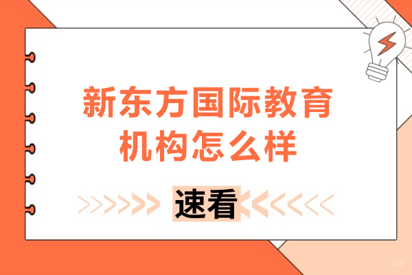 沈阳新东方国际教育机构怎么样