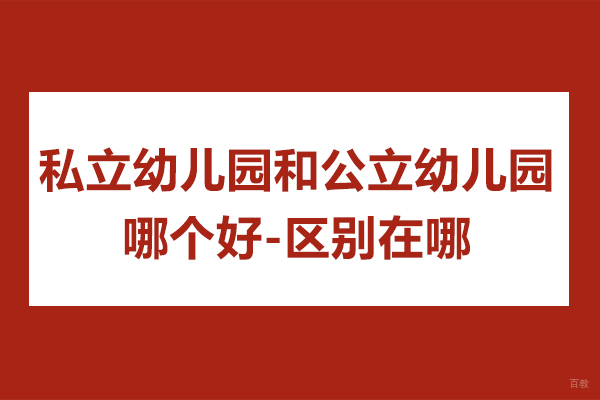 苏州国际课程-私立幼儿园和公立幼儿园哪个好-区别在哪