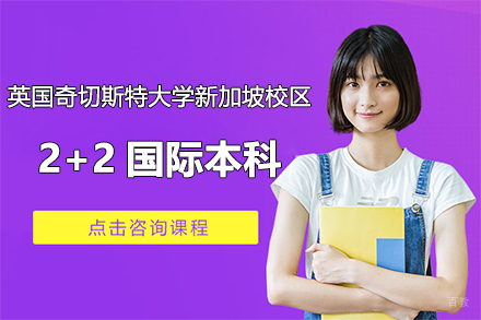 英国奇切斯特大学新加坡校区2+2国际本科招生简章