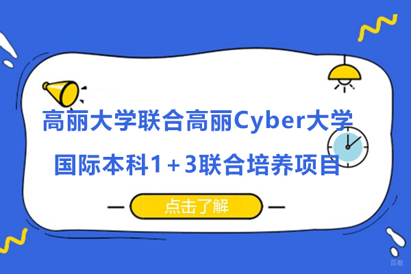 高丽大学联合高丽Cyber大学国际本科1+3联合培养项目怎么样