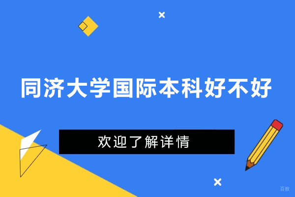 上海国际预科-同济大学国际本科好不好